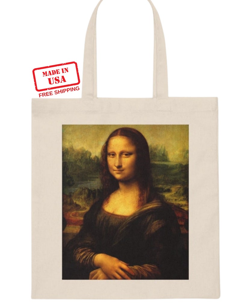 Emily in Paris Tote Bag Mona Lisa Canvas Tote Bag - Etsy Canada