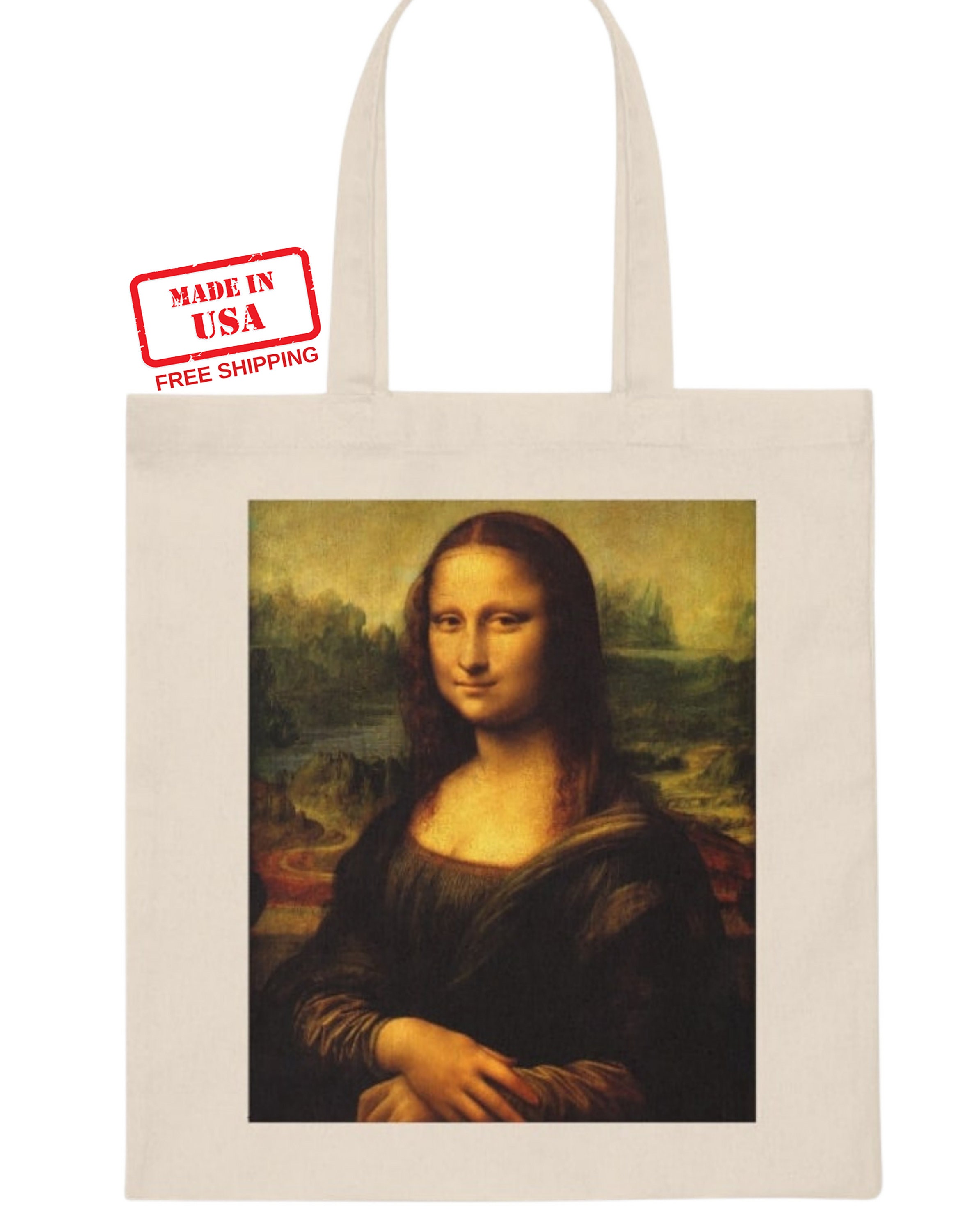 Emily in Paris Tote Bag Mona Lisa Canvas Tote Bag 
