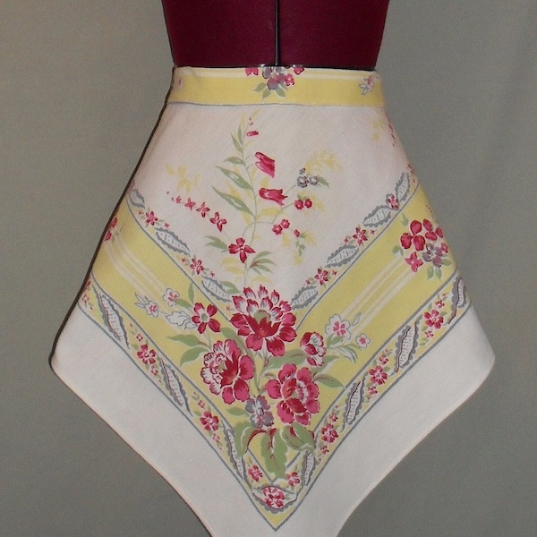 Handmade Vintage Tablecloth Apron