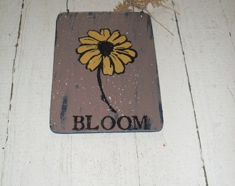 New Handmade Primitive Style Wooden Sign