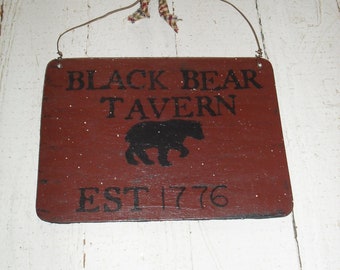 New Handmade Primitive Style Bear Hanging Ornament