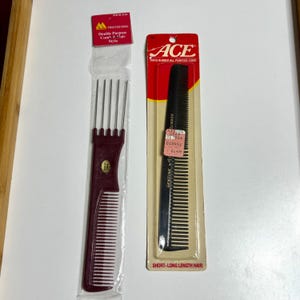 Ace Hard Rubber Comb - Etsy