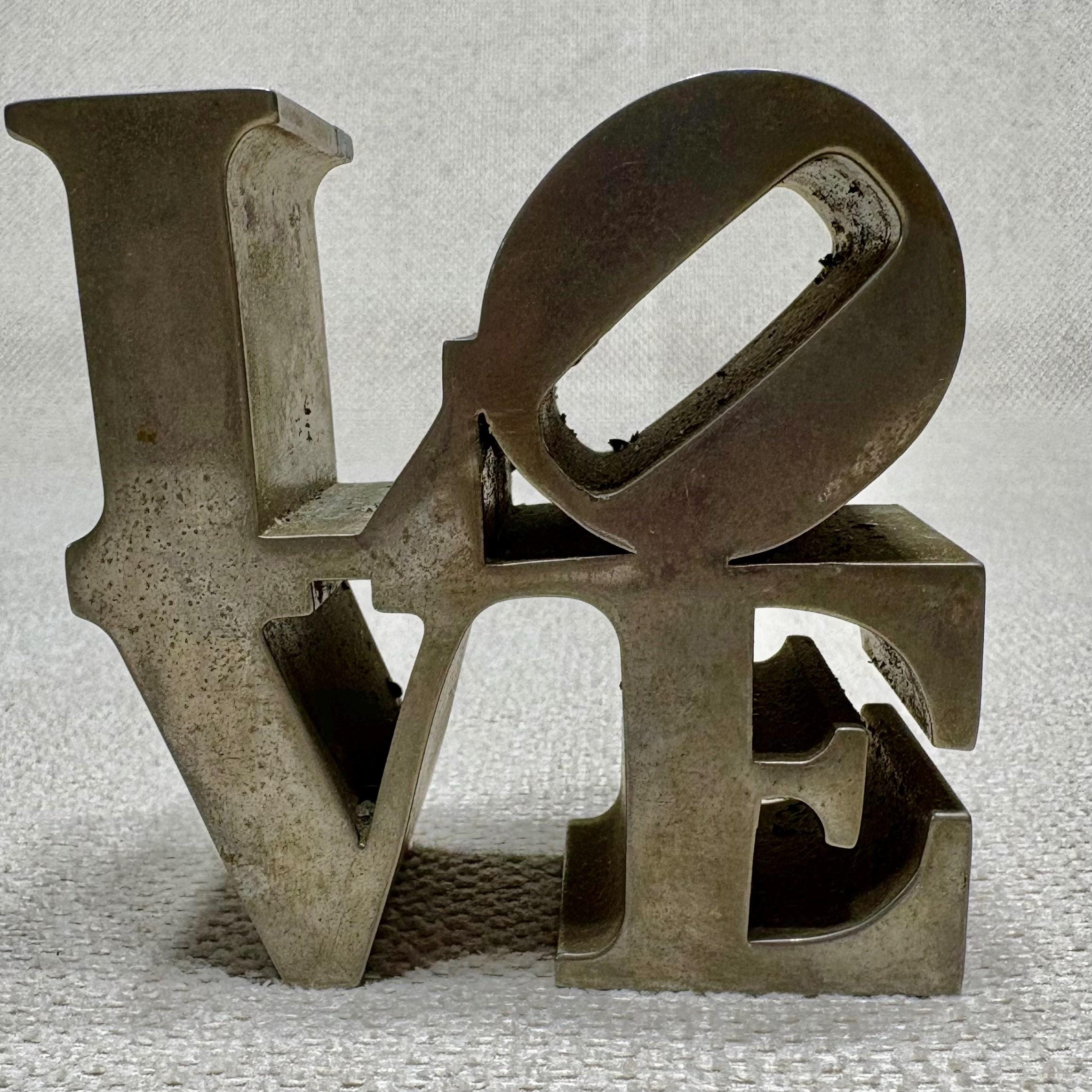 Robert Indiana Love Paperweight - Etsy