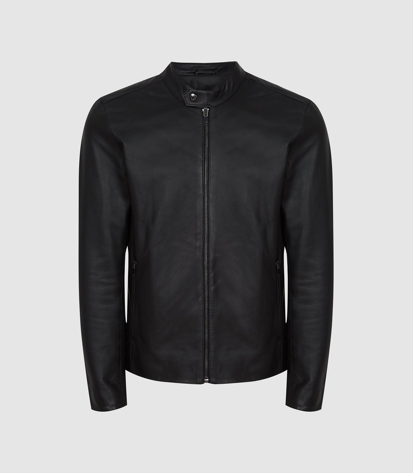 Men's Leather jacket Men's black leather jacket Etsy