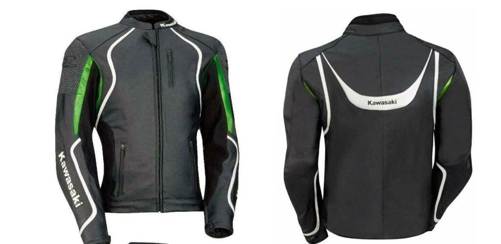 Kawasaki z leather clearance jacket