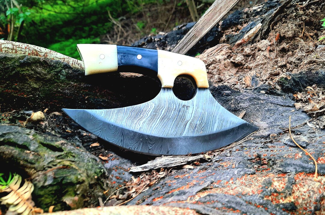 Best Ulu Knife Handmade Damascus Ulu Knives Mezzaluna Ulu Knif Best