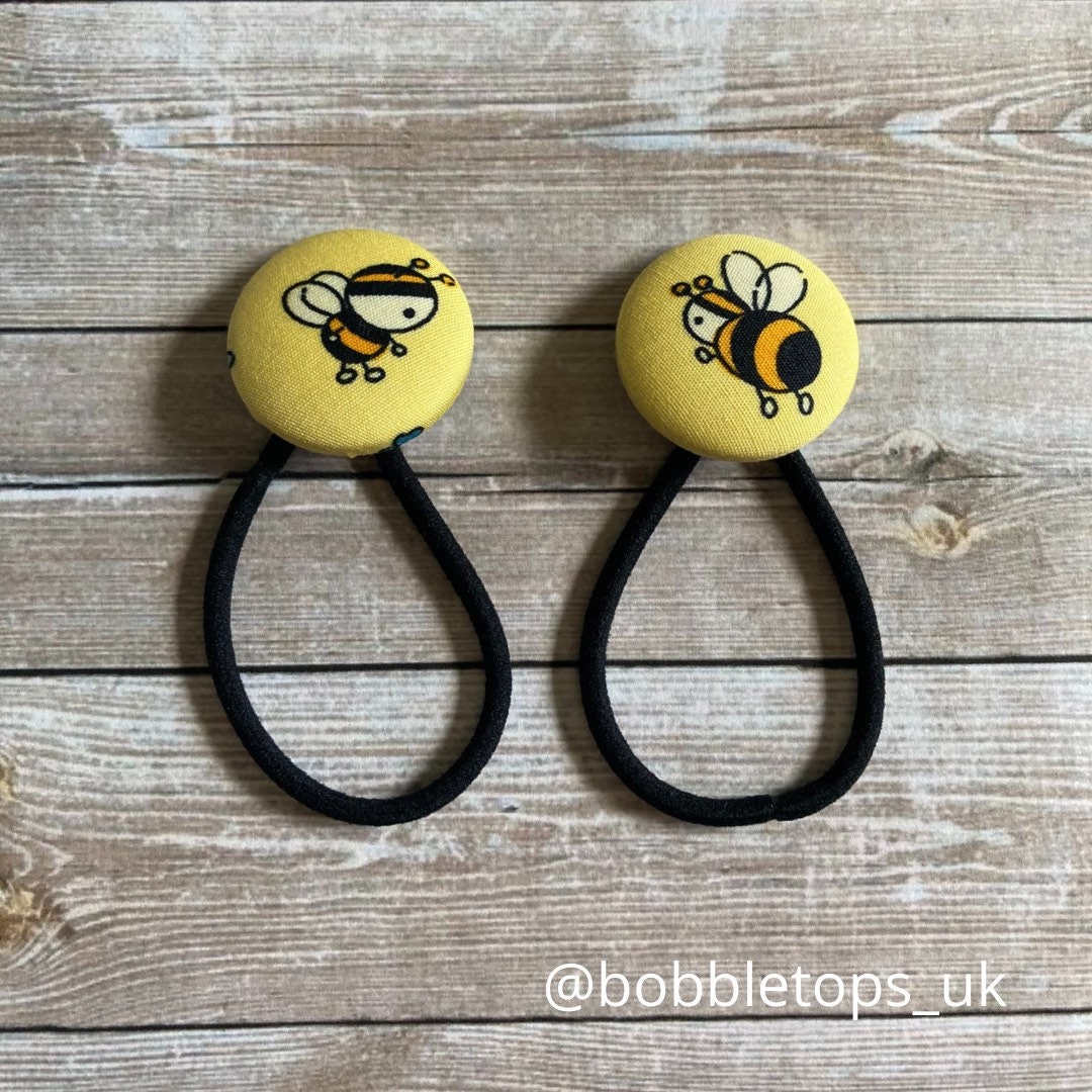 Bumblebee Bee Yellow Hair Bobble Hair Clips Hair Elastic - Etsy