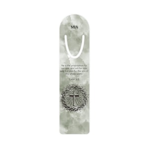 Personalized Name Aluminum Bookmark-Bibleverse-Christian Art-Bibleverse-Biblestudy-Baptism-Easter-Christmas Gift for her mom sister-BM003