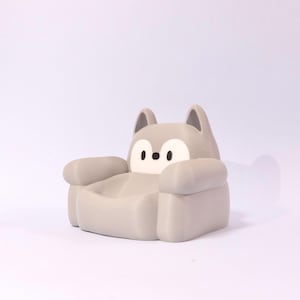 Wolf Chan 3D Printed Tamagotchi Holder| SKZOO Keyring Micro ver. Holder | Stray Kids Collectible | SKZ Merch Decor | Bang Chan