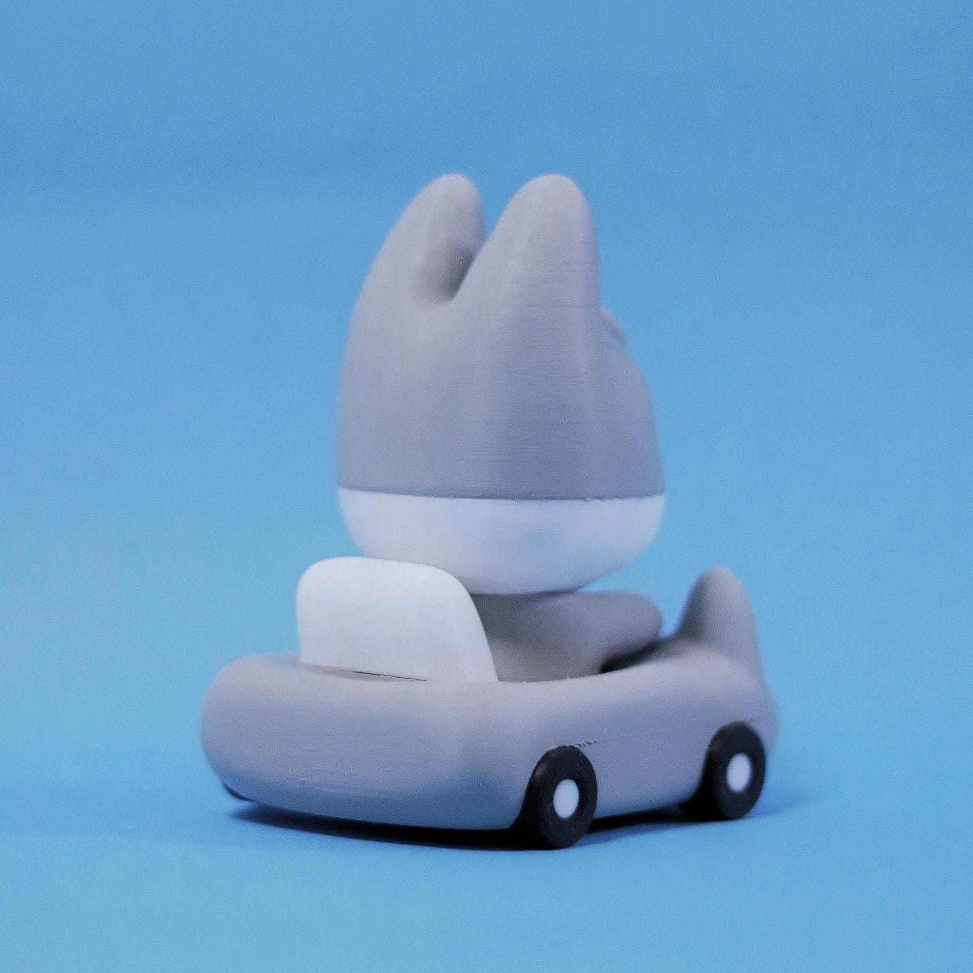 Wolf Chan 3D Printed Car Figurine | SKZOO 3D Printed Car Figurine