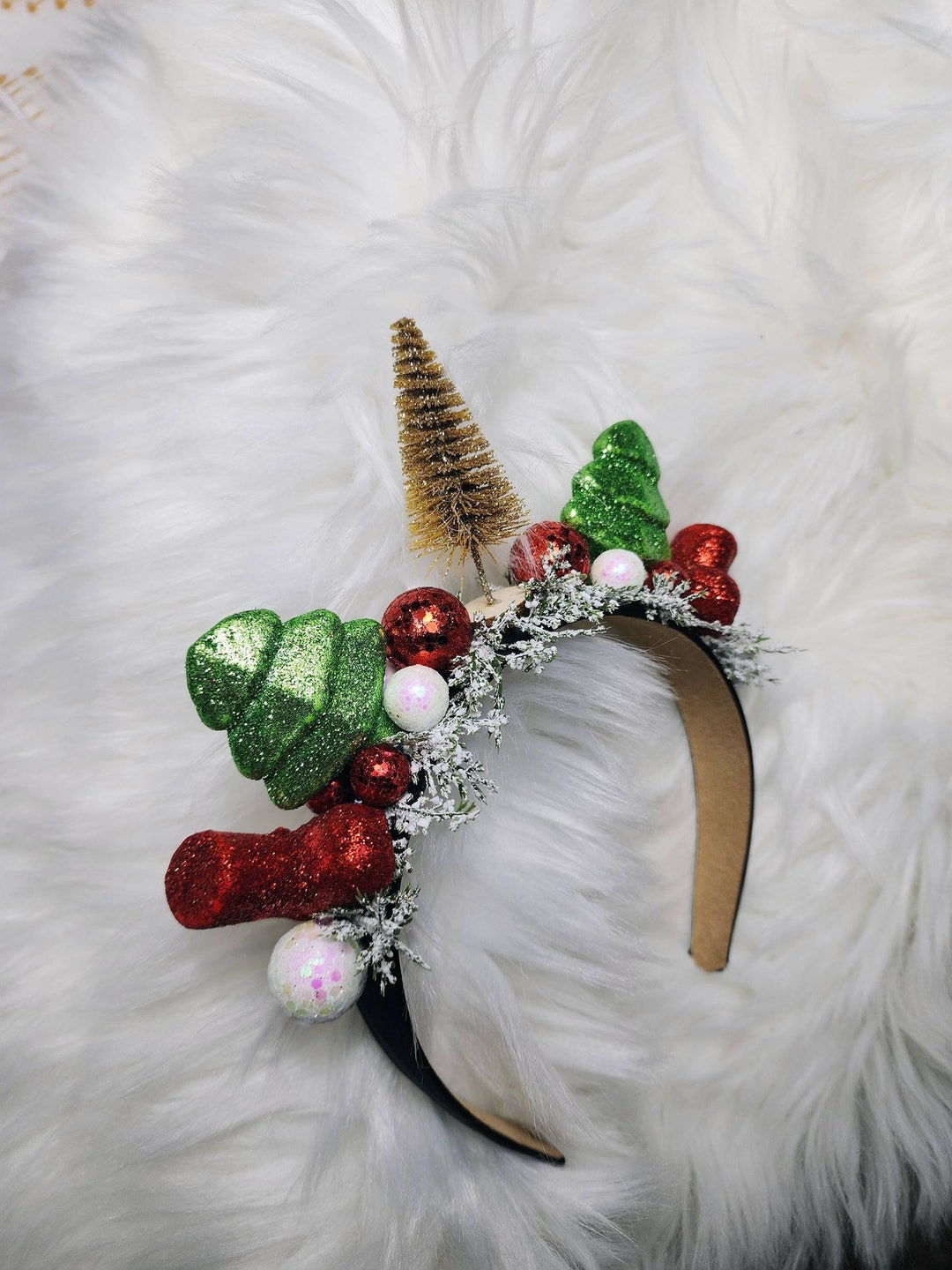 Adult Christmas Headband. Holiday Headband for Adult. Christmas Party