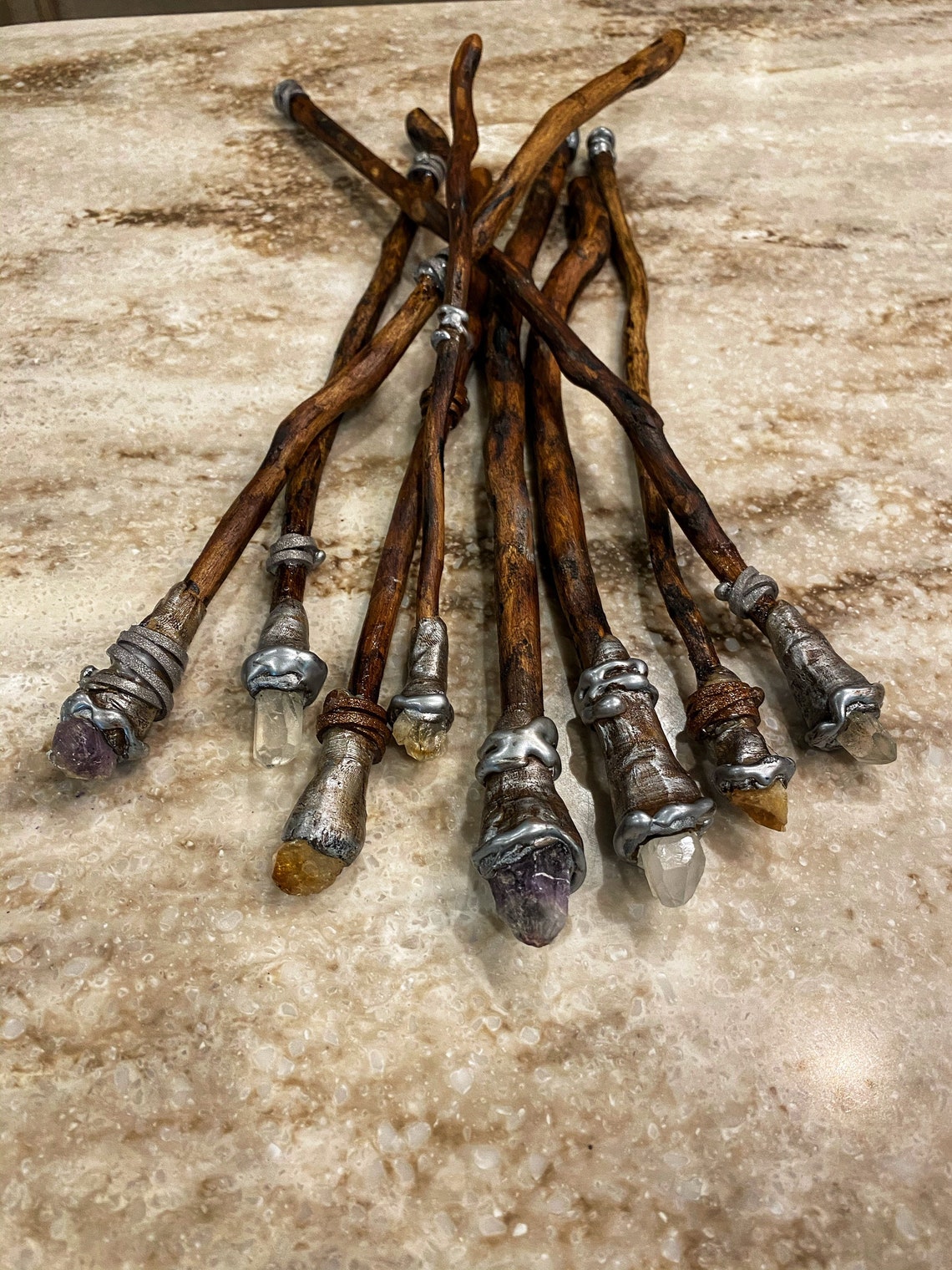 CUSTOM Magick Wands. Handcrafted by a Grey Witch Etsy