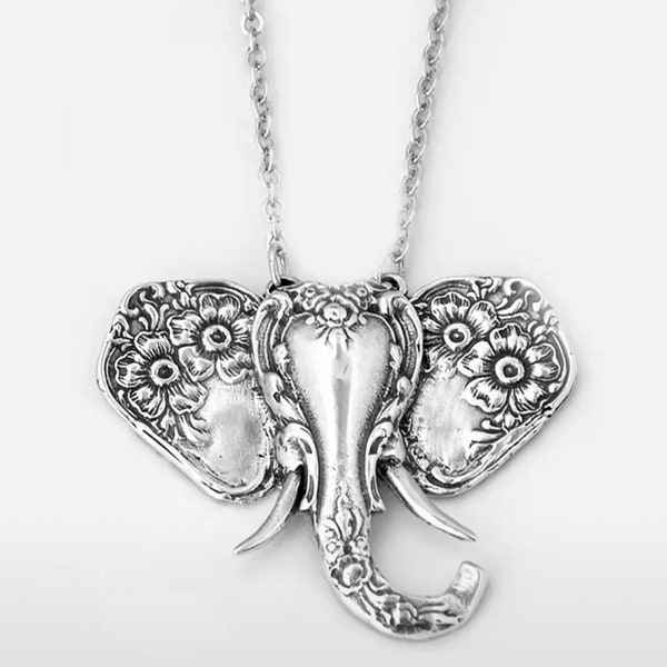 Collier éléphant porte-bonheur