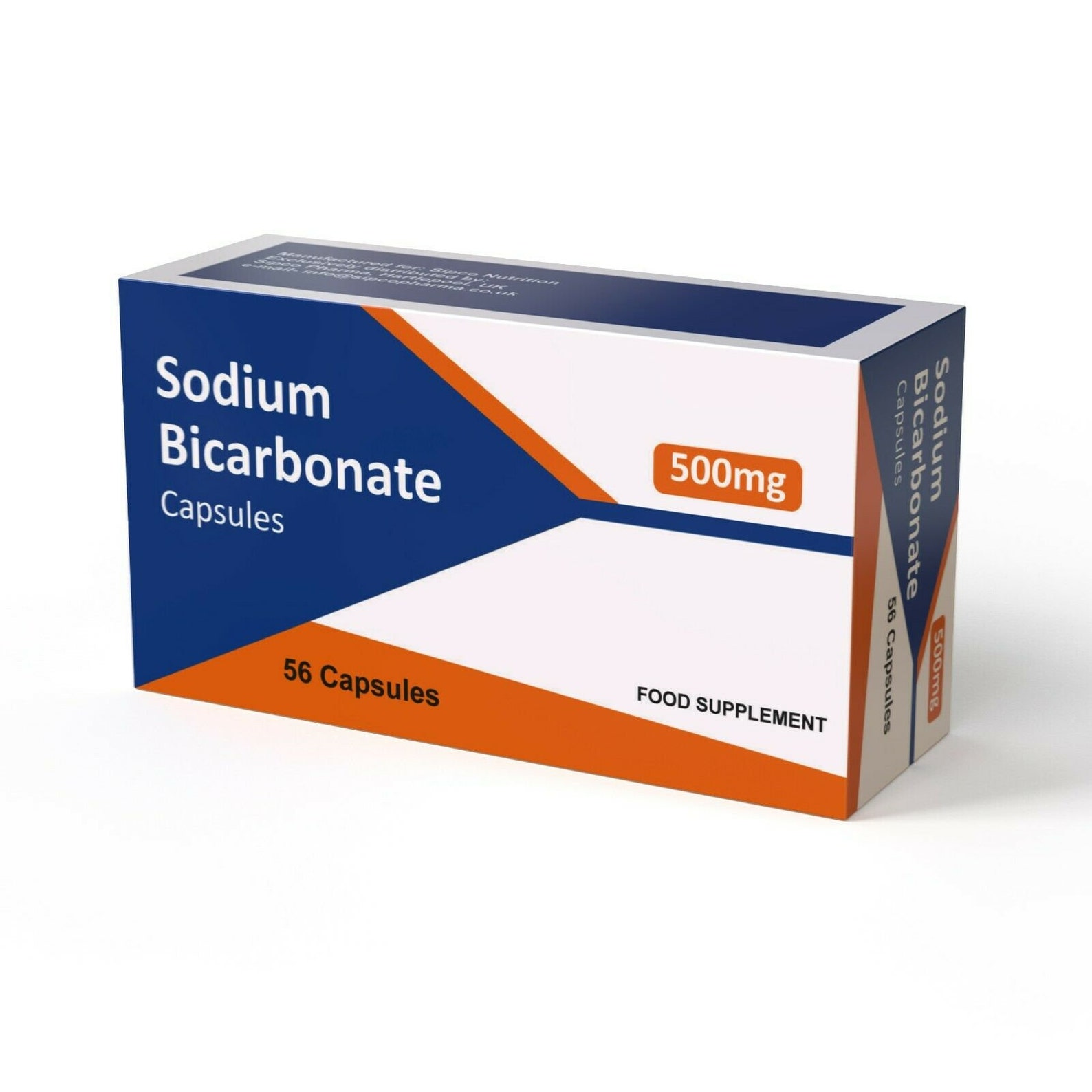 Sodium bicarbonate 500mg 100 capsules FOOD SUPPLEMENT Etsy