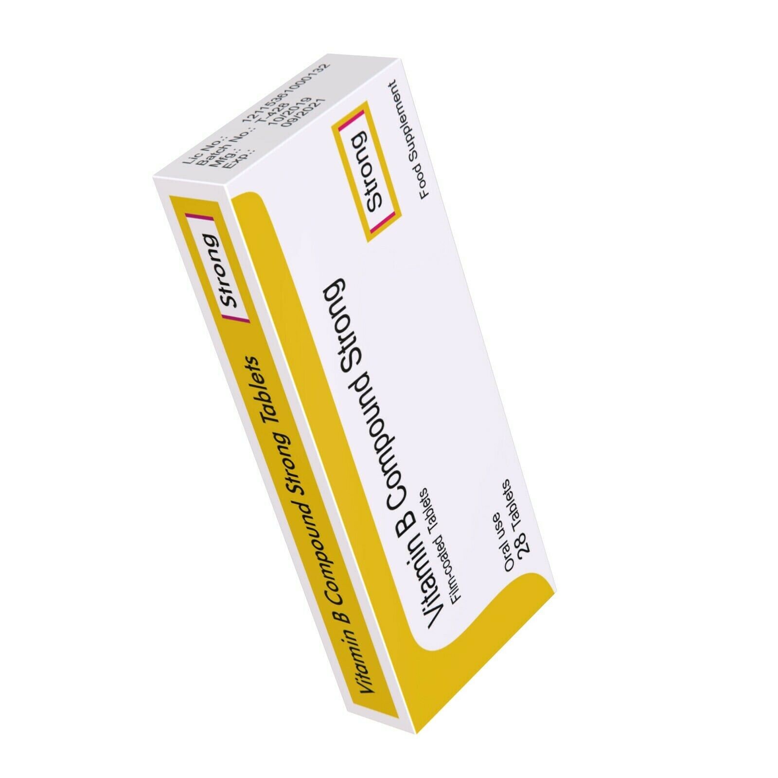 Vitamin B Compound Strong 28 Tabletten OFFER 4 Packungen mit Etsy