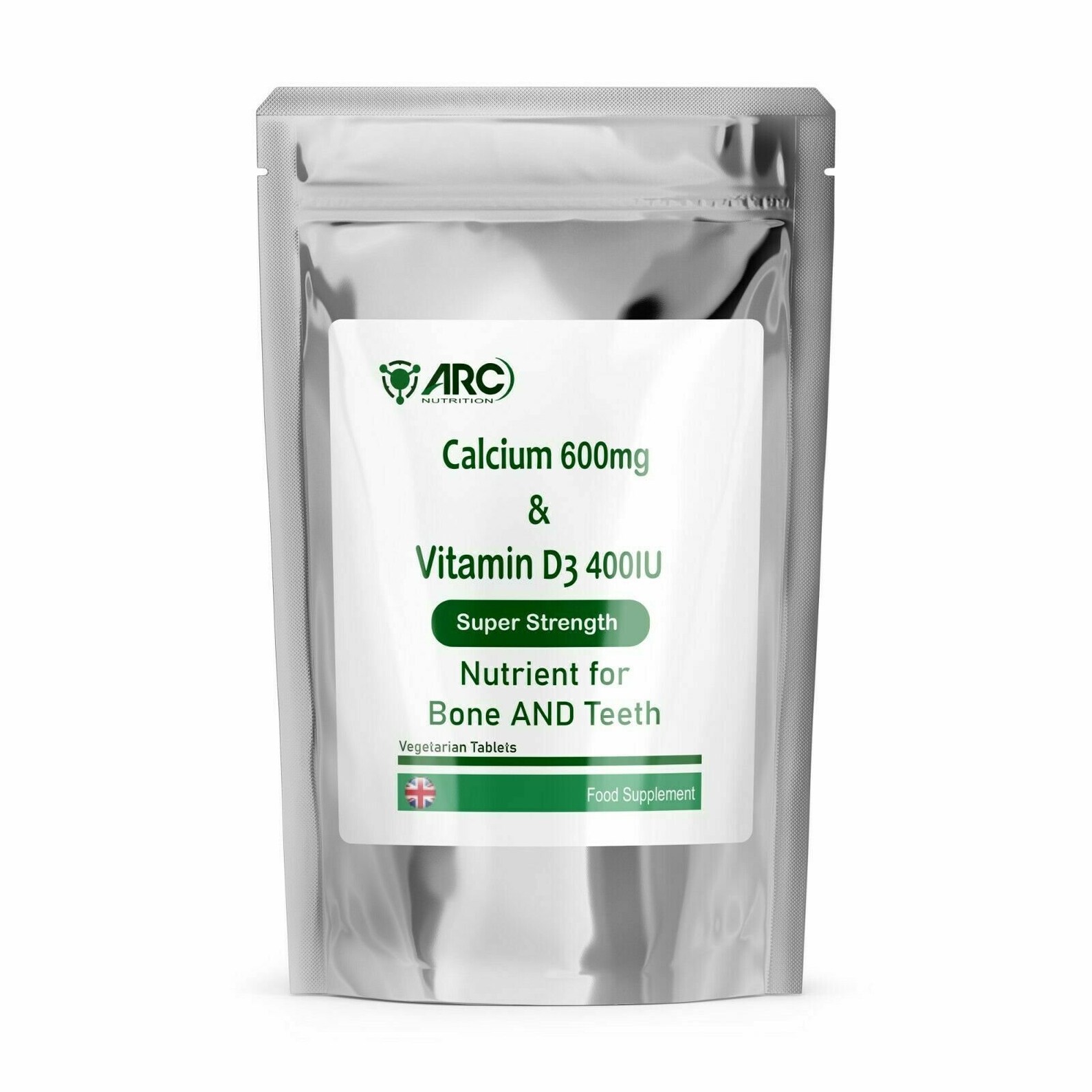 Calcium Carbonate 1500mg and Vitamin D3 400iu Vegetarian Etsy