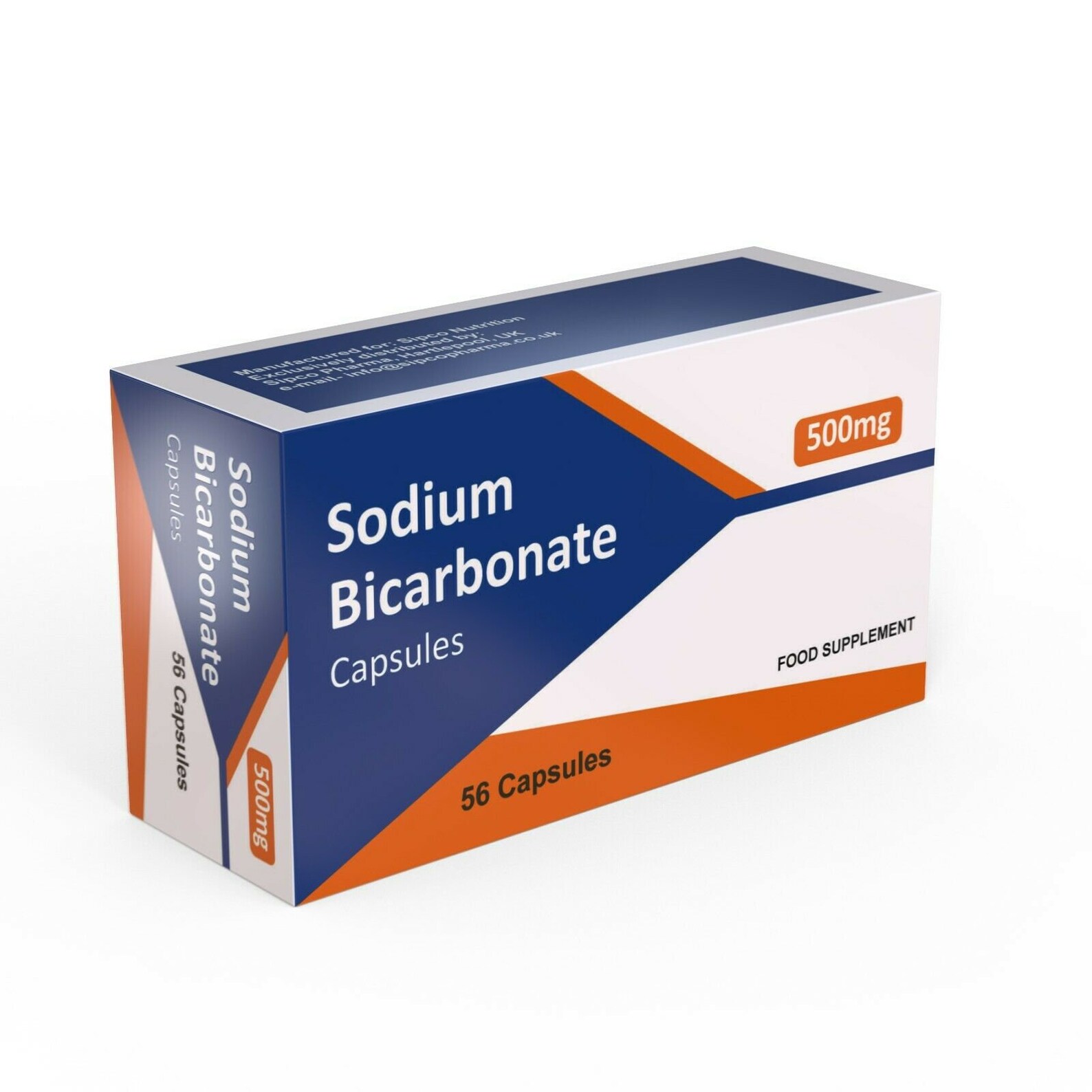 Sodium bicarbonate 500mg 100 capsules FOOD SUPPLEMENT Etsy