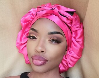 Silk Bonnet For Natural Hair Etsy