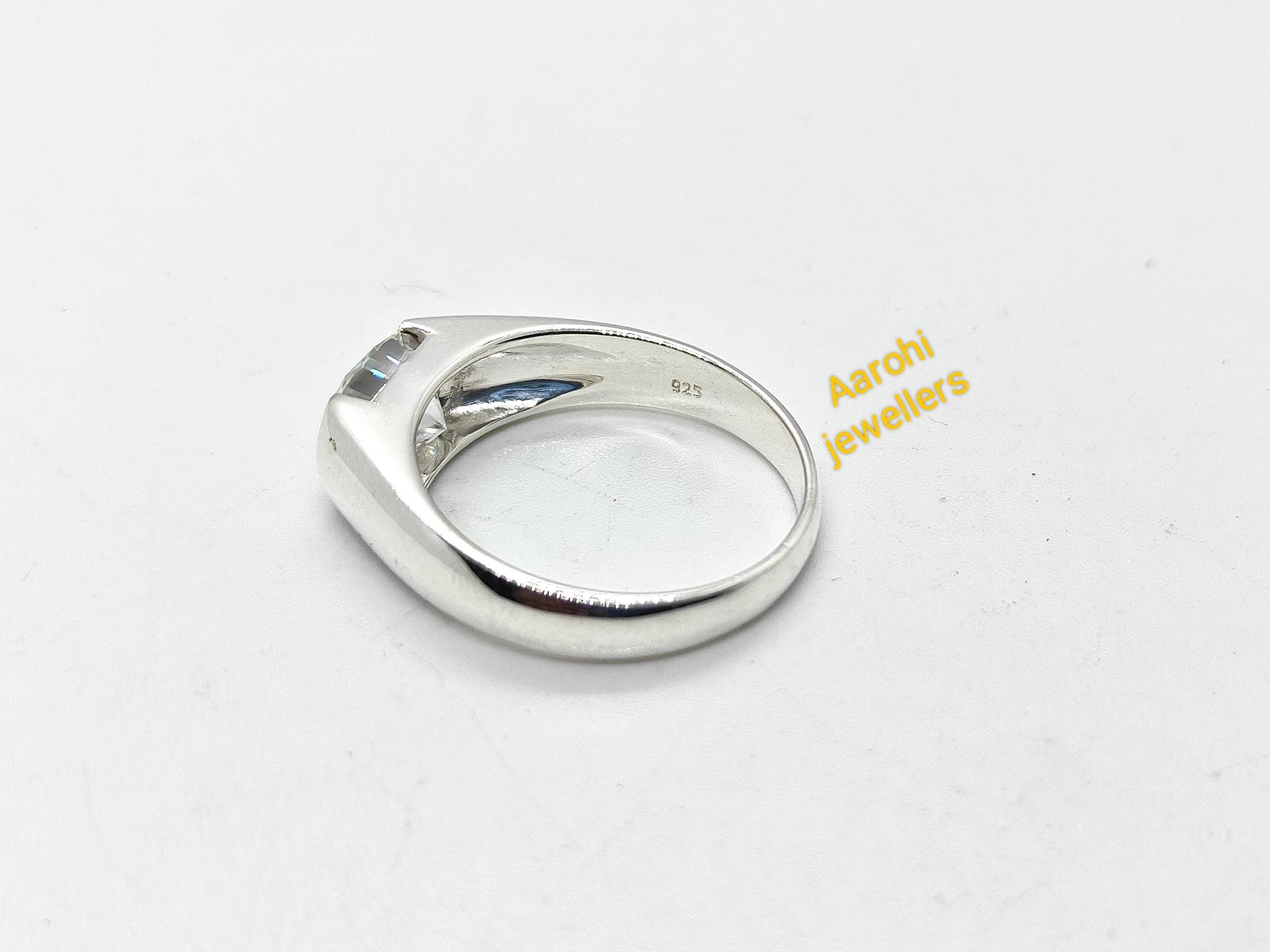 Anelli da uomo in argento Sterling 925 con anelli di Anelli da uomo in argento Sterling 925 con anelli di