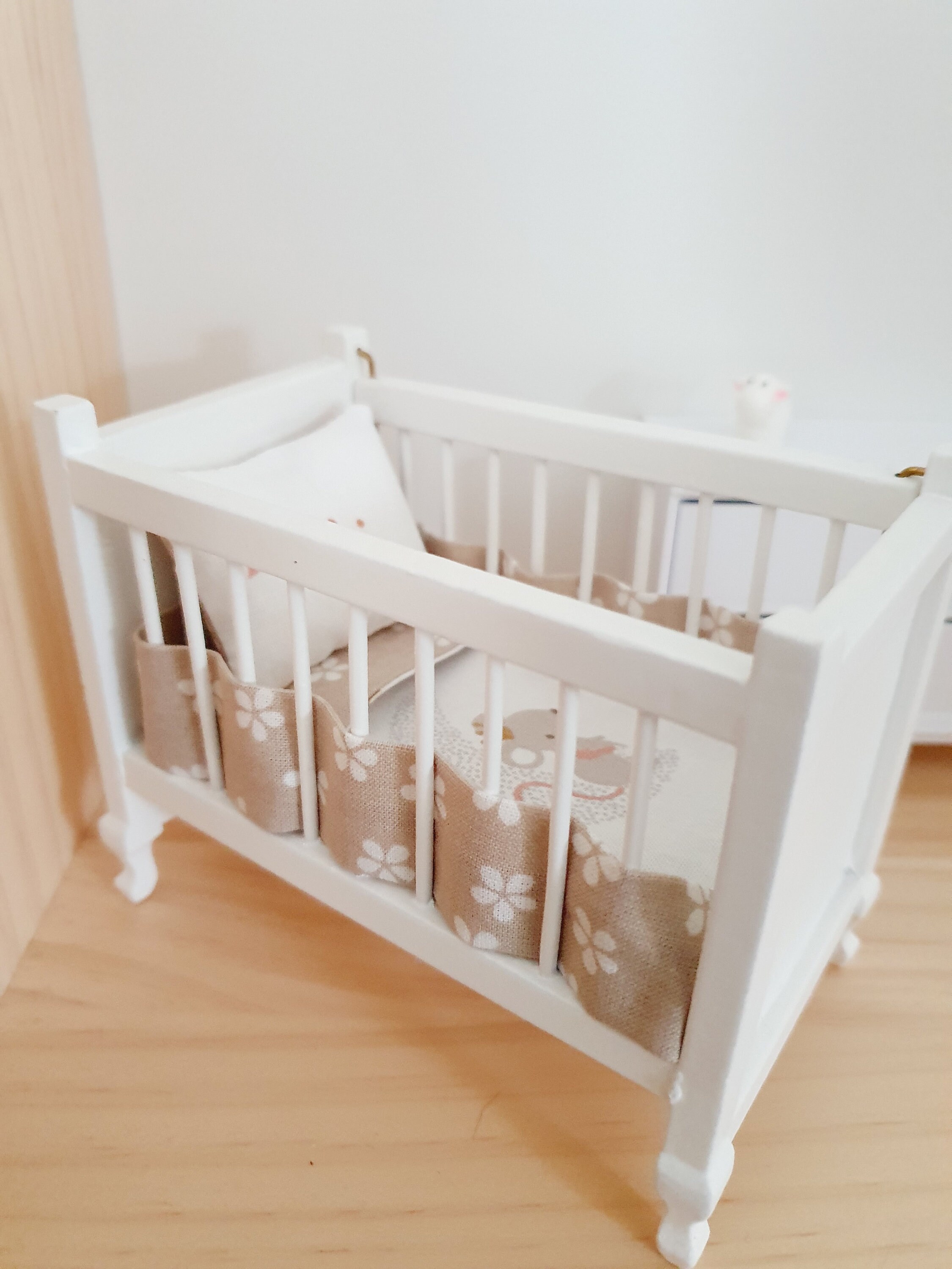 Dolls House Cot Bedding Cute Little Mouse 12th Scale Etsy UK