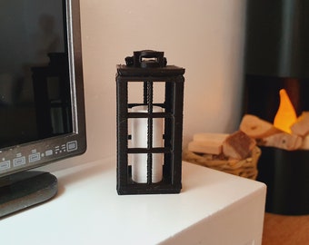 Dolls House Lantern with Coloured Candle 1:12th Scale, Miniature Candle, Miniature Lantern