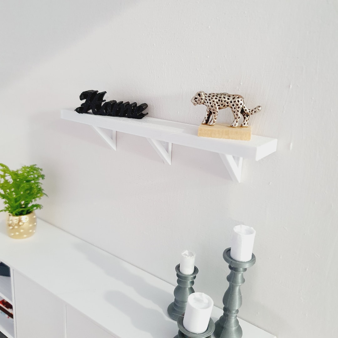 Dolls House Coloured Shelf, Miniature Shelf, 12th Scale (SH3) - Etsy