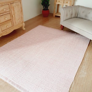 Dolls House Plain Coloured Rug | 1:12th Scale | Miniature Rug