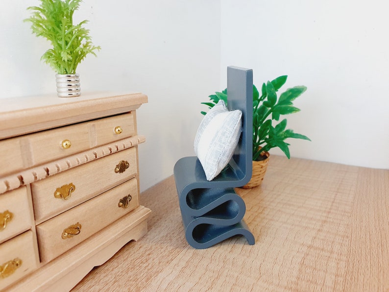 Dolls House Modern Funky Coloured Kitchen or Desk Chair 112th Etsy UK