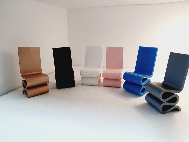 Dolls House Modern Funky Coloured Kitchen or Desk Chair 112th Etsy UK