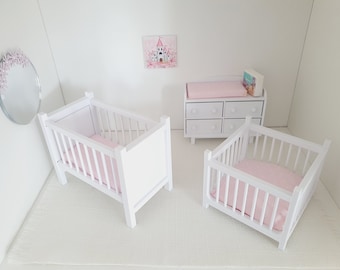 Dolls House Modern Nursery Set, 1:12 Scale Miniature
