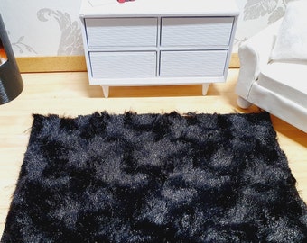 Set Di 2 Tappeti Turchi In Miniatura Scala 1/12 Per Casa Delle Bambole, Tessuto Intrecciato, Runner 10MR