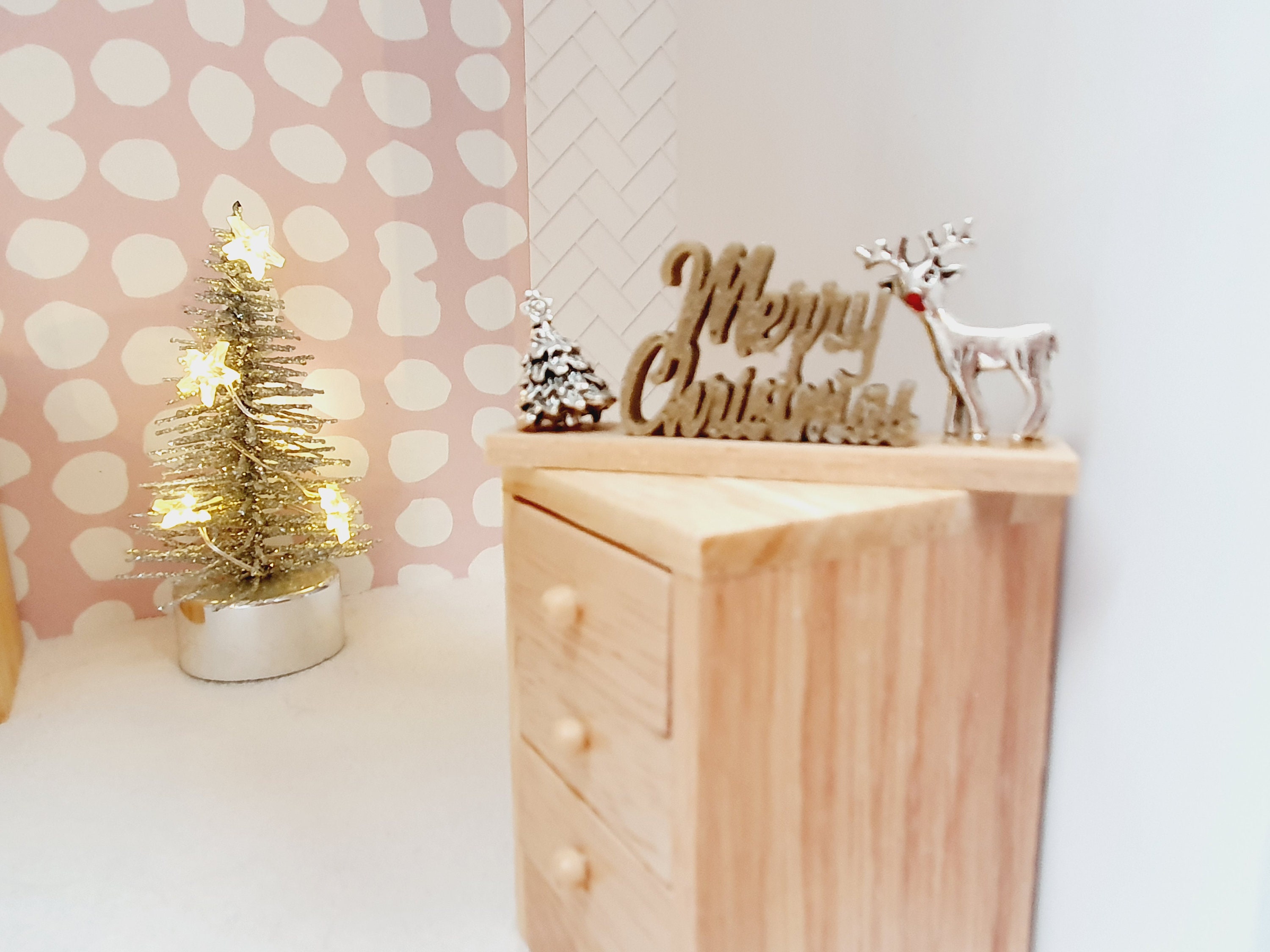 Albero di Natale della casa delle bambole - 1/12 ornamenti