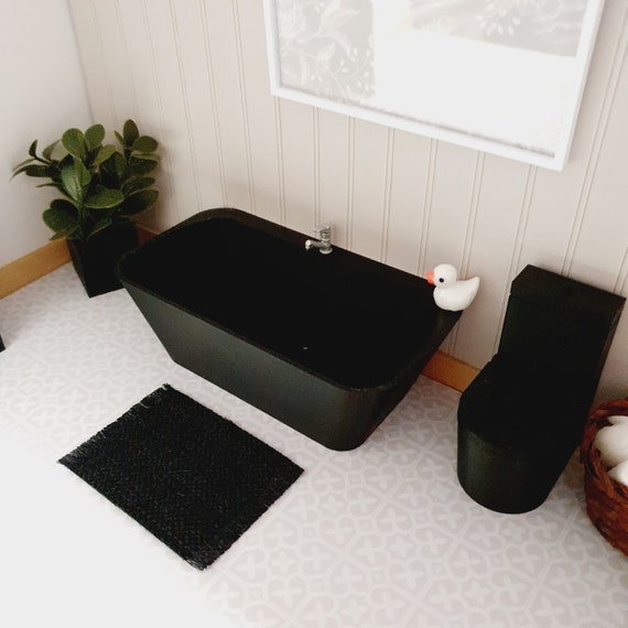 Set Lavabo Per Casa Delle Bambole Scala 1:12 - Ceramica E Metallo Con Supporto E Bollitore (Stile Retrò)