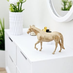 Dolls House Horse Ornament, Resin, Hand-Painted, 1:12 Scale Miniature Décor, Choice of Colours