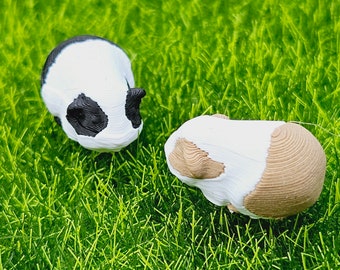 Miniature Guinea Pigs: 12th Scale Dolls House Garden Pets