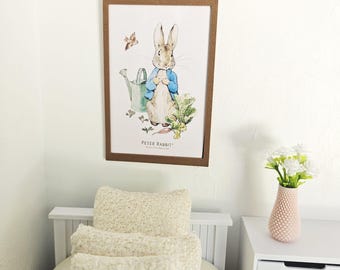 Dolls House Peter Rabbit Framed Art, 12th Scale Miniature