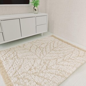 Dolls House Gold Leaf Rug | 1:12th Scale | Miniature Rug