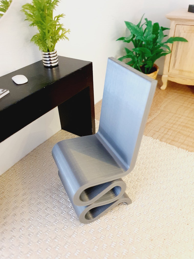 Dolls House Modern Funky Coloured Kitchen or Desk Chair 112th Etsy UK