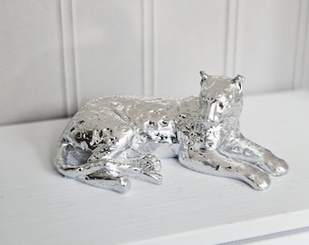 Dollhouse Leopard Ornament, 1:12 Scale, Miniature