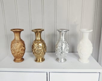 Dolls House Coloured Vase, Miniature vase, 12th Scale