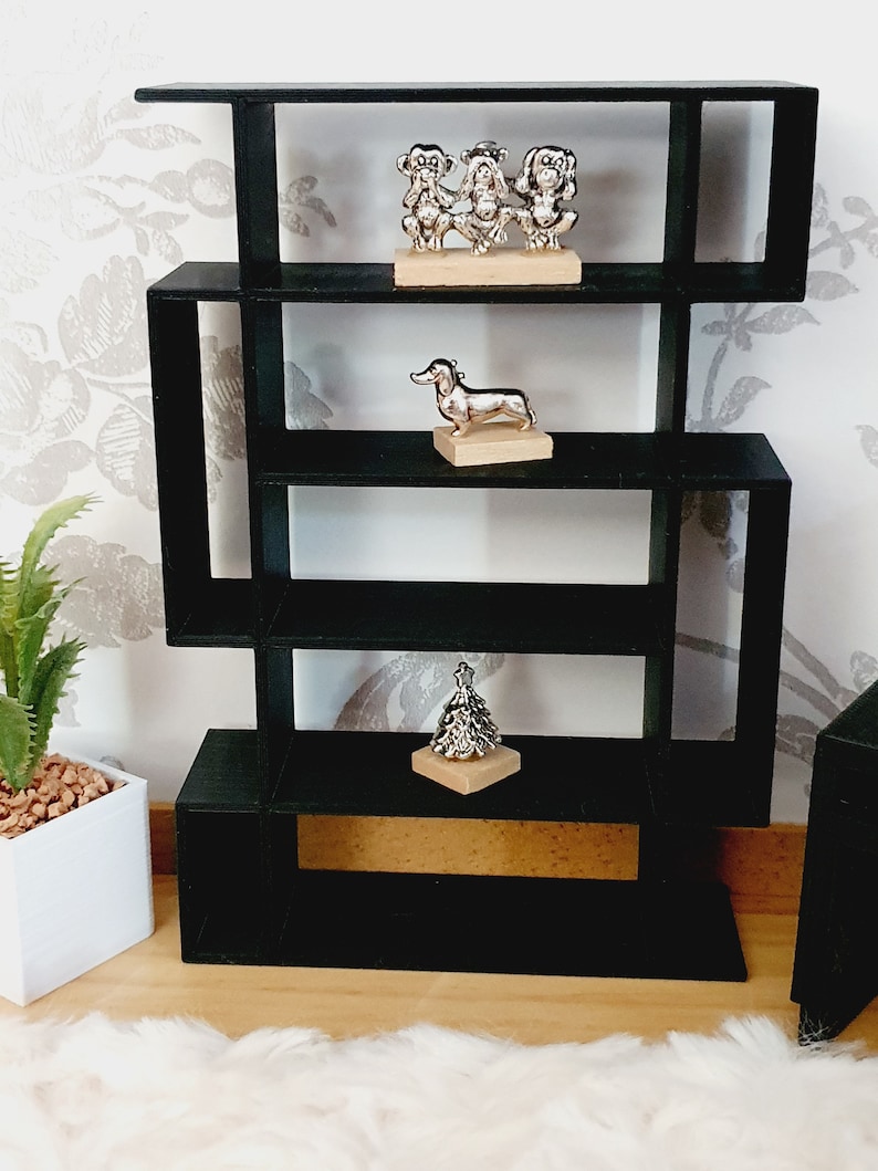 Dolls House Shelving Unit 112th Scale Miniature Shelves Etsy