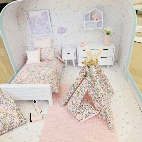 Tableaux Anciens Faits Main Pour Maison De Poupée - Décor Chambre Enfant Décor Chambre Poupée