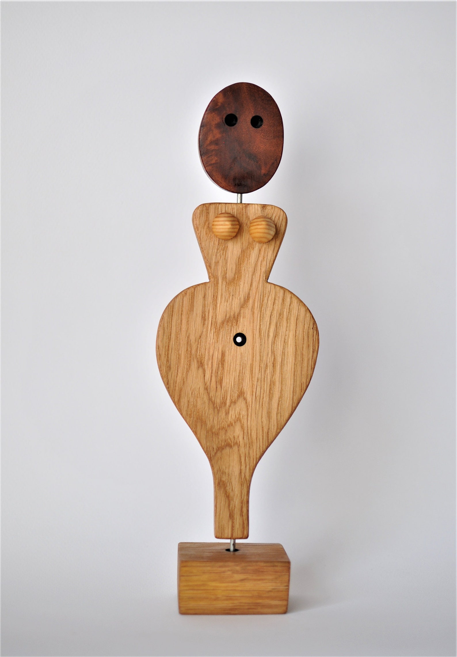 Interior modern tabletop sculpture art wood abstract art Etsy