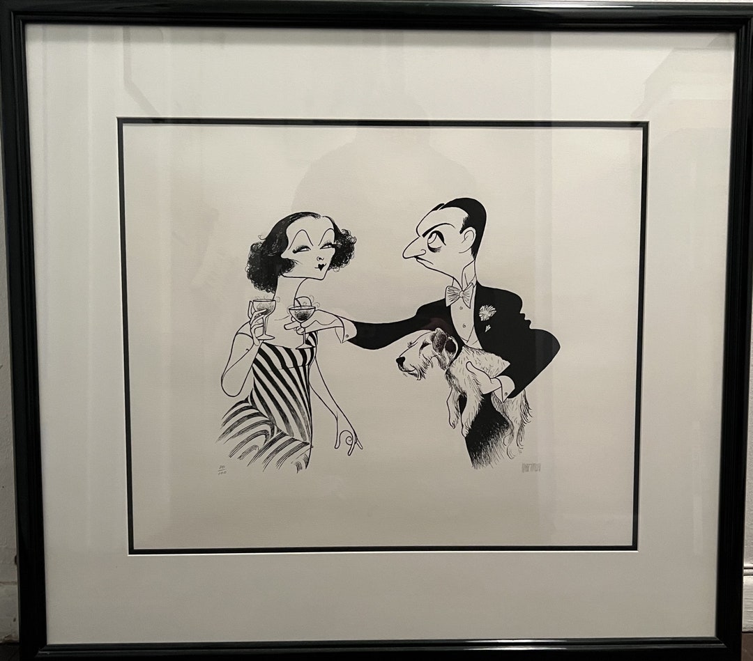 Carol Channing & Al Hirschfeld Double-Signed Limited Edition Lithograph – Theater Art