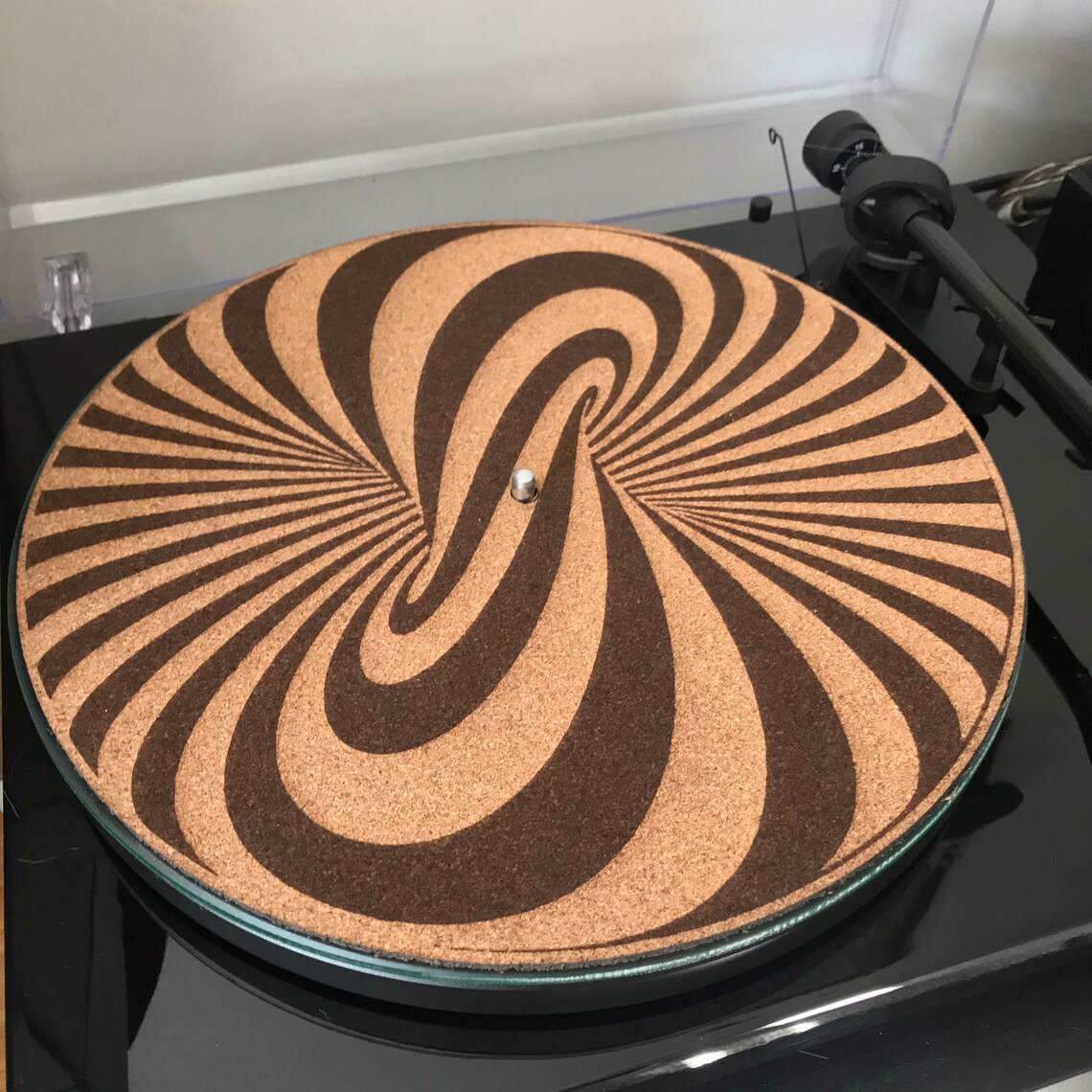 Cork Turntable Slip Mat Vortex Laser Etched Laser Etsy Denmark