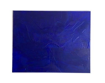 Unique art value "Blue - Ally's Version" | 80x100cm | Mixed media