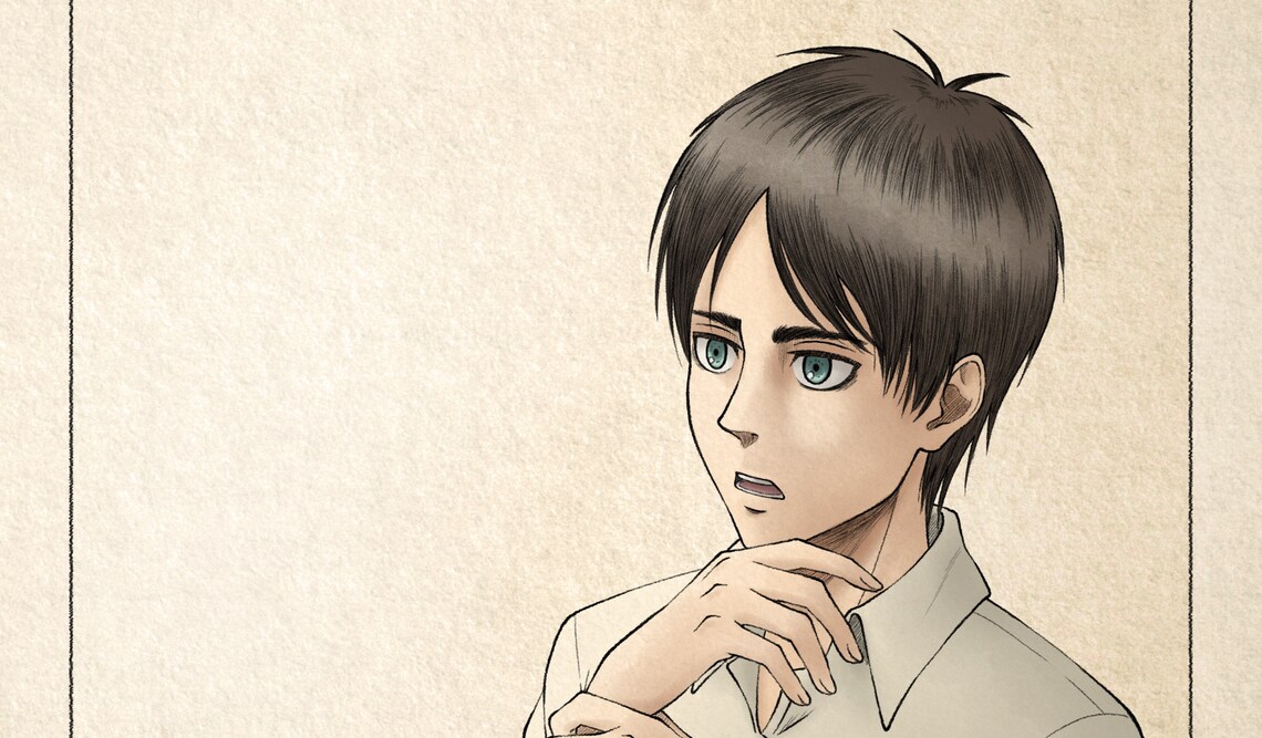 eren yeager and armin