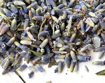 Dried lavender buds for crafts, approx 1.5 cups/12 oz. for sachets, herbariums, mixed media