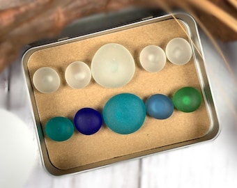 Sea glass magnets for fridge or whiteboard, beach glass magnet set, teacher appreciation gift, coastal decor beach house gift, coworker gift