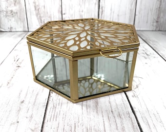 Glass jewelry box, glass blanks for crafts, DIY glass keepsake box, blanks for vinyl, glass for engraving, DIY gift for bridesmaids or bride